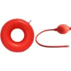 Ciambella Gonfiabile Per Invalidi In Gomma Rossa Team Deluxecon Pompa 45Cm Diametro