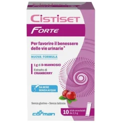 Cistiset Forte 10 Stick Orosolubili 2,5 G Senza Glutine Senza Lattosio