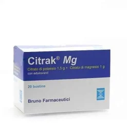 Citrak Mg Integratore Di Magnesio E Potassio 20 Bustine