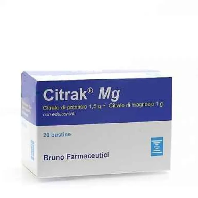 Citrak Mg Integratore Di Magnesio E Potassio 20 Bustine