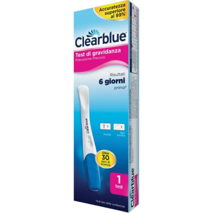 Clearblue Test Di Gravidanza Rilevazione Precoce 1 Test