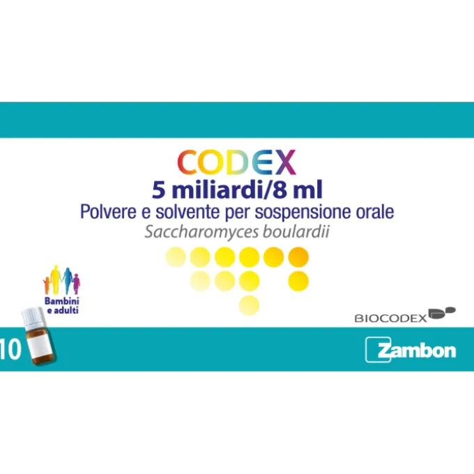 Codex Orale Sosp 10 Flaconcini 5 Mld 8 Ml
