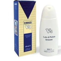 Codex V 4 Latte Di Pulizia Idratante Detergenti Viso Pelle Secca