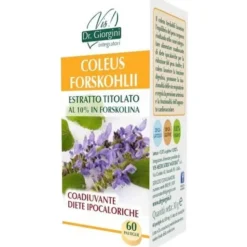 Coleus Forskohlii Estratto Titolato 60 Pastiglie Controllo Della Fame E Del Metabolismo