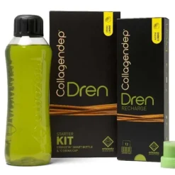 Collagendep Dren Limone Starter Kit 12 Pezzi + 1 Bottiglia Ritenzione Idrica