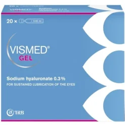 Collirio Lubrificante Vismed Gel Acido Ialuronico 0,3% 20 Fialette X 0,45 Ml