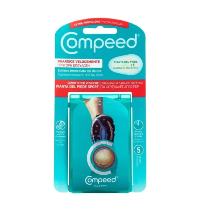 Compeed Vesciche Pianta Del Piede Sport 5 Cerotti