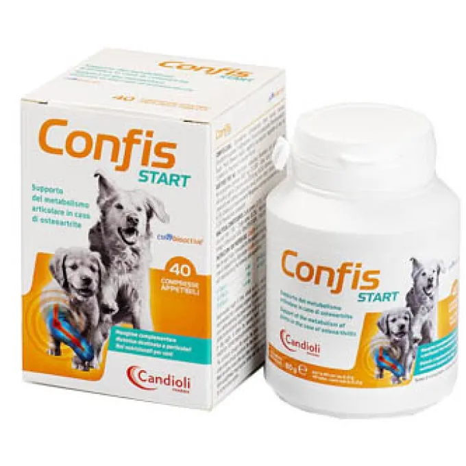 Confis Start Mangime Complementare Cani 40 Compresse Integratori Per Animali