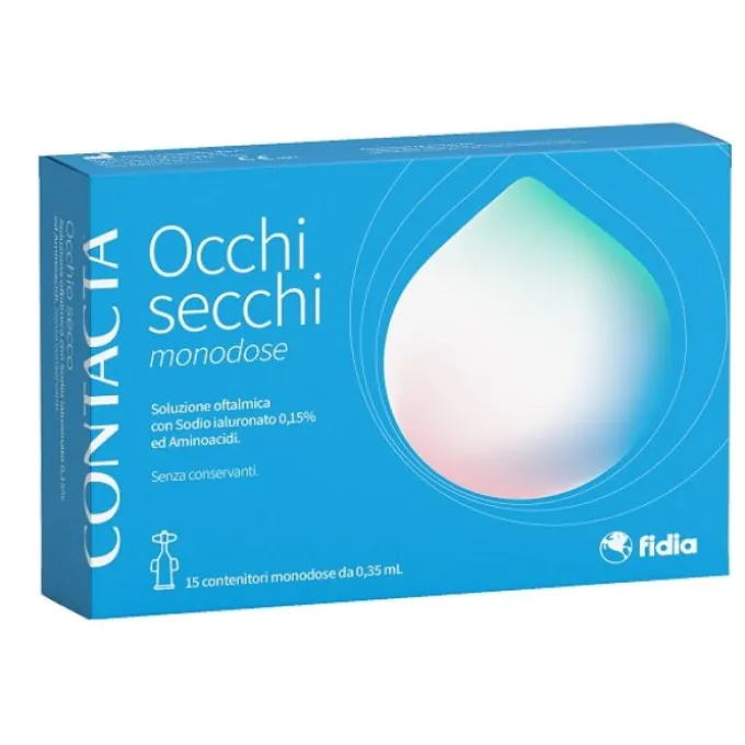 Contacta Occhi Secchi Monodose 15 Contenitori Monodose Da 0,35 Ml