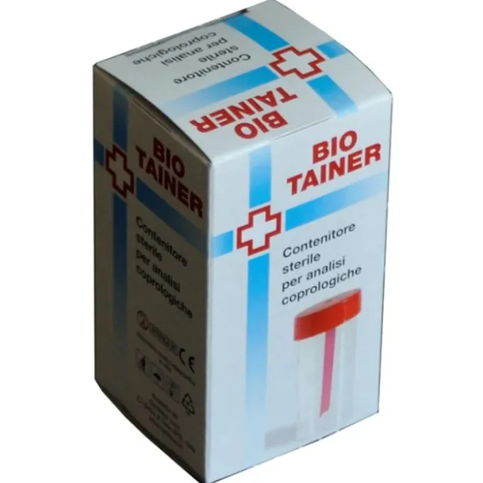 Contenitore Per Feci 60 Ml Sterile Bio Tainer 1 Pezzo