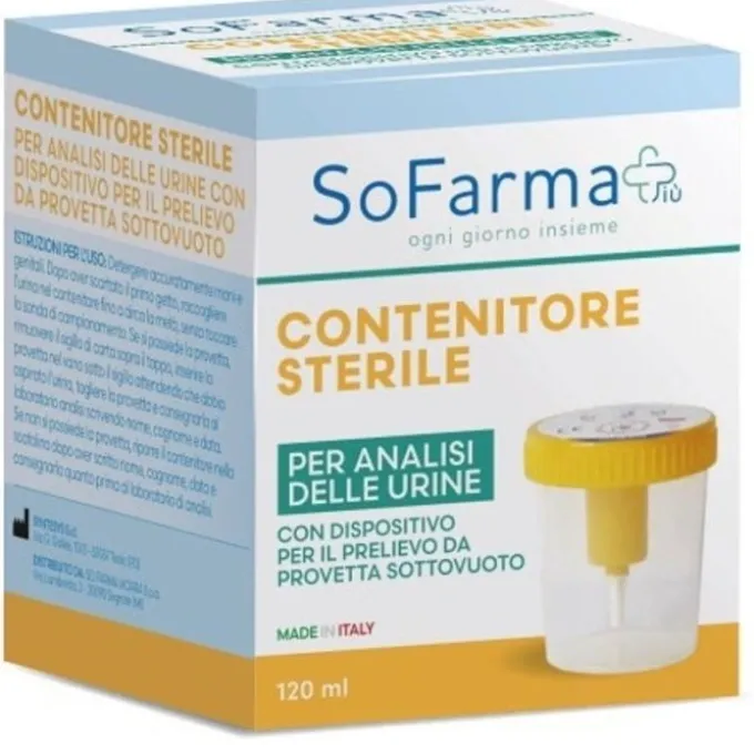 Contenitore Urina Sottovuoto Da 120 Ml Sofarmapiu'