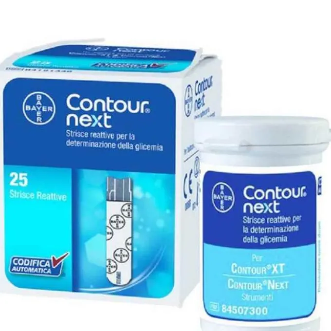 Contour Next Strisce Reattive Glicemia 25 Pezzi