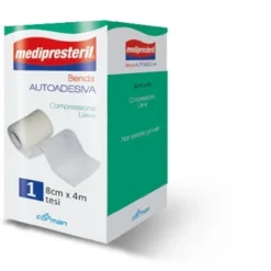 Corman Medipresteril Benda Autoadesiva Cm 8X4 M Bende Elastiche Universali