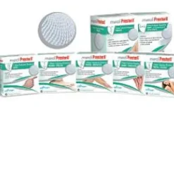 Corman Rete Tubolare Elastica Baby Ombelico Presteril 4 Pezzi + Garze Sterili 4 Pezzi
