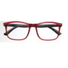 Corpootto Occhiale Per Lettura Crystal Rosso Trasparente Aste Nere +2,00