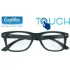 Corpootto Occhiali Da Lettura Touch Frontale Grigio Interno Nero Aste Grigie Diottrie 1.50