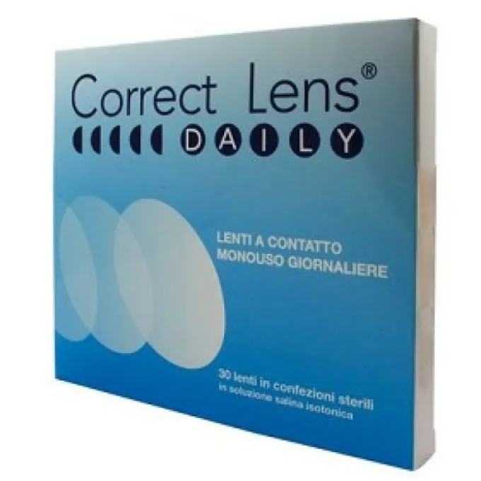 Correct Lens Daily Lenti A Contatto Diottrie 1,75 Monouso Giornaliere 30 Lenti