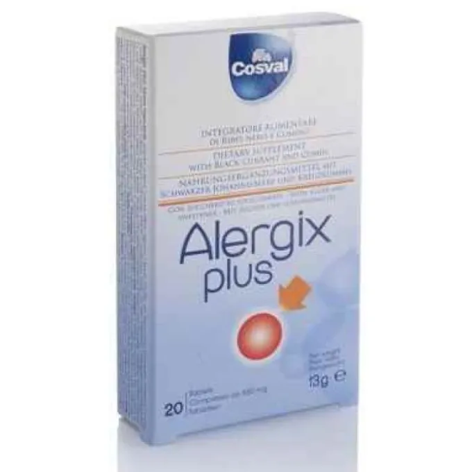 Cosval Alergix Plus 20 Tavolette 650 Mg Antistaminici Sistemici