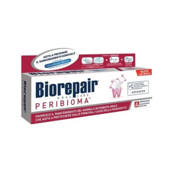 Coswell Biorepair Peribioma Dentifricio Con Probiotici E Vitamine 75 Ml Normali