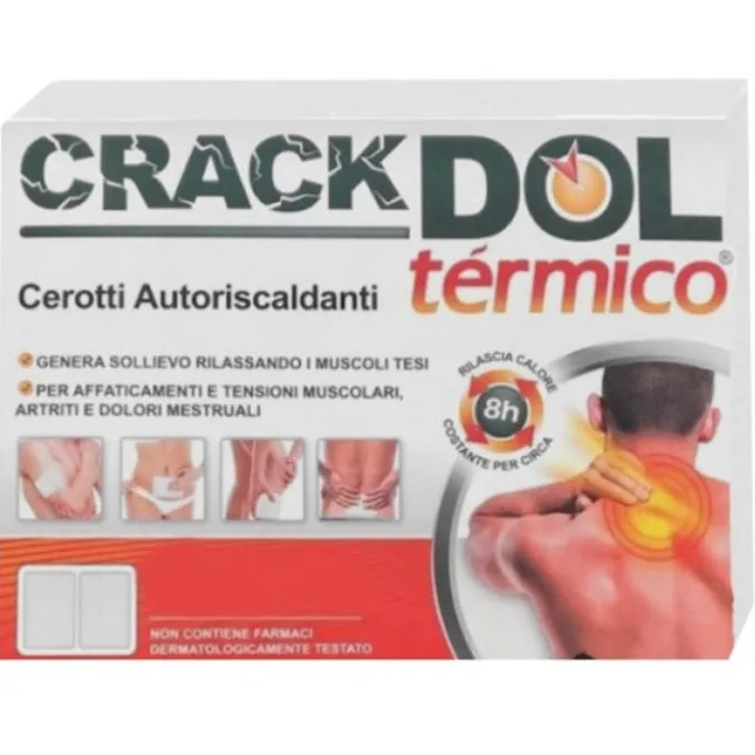 Crackdol Termico Cerotto Autoriscaldante 6 Pezzi