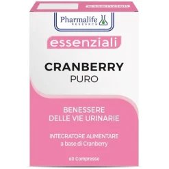 Cranberry Puro 60 Compresse - Integratore Alimentare Salute Intima Donna