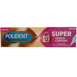 Crema Adesiva Protesi Dentali Polident Power Max Super Tenuta+Comfort 40 G