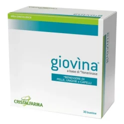 Cristalfarma Giovìna Integratore Pelle Unghie E Capelli 30 Bustine Integratori Anticaduta