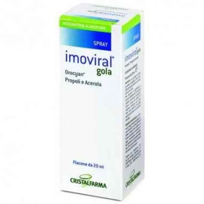 Cristalfarma Imoviral 20Ml Disinfettanti Bocca E Gola Spray