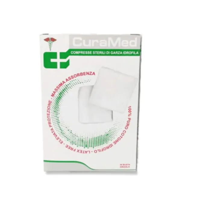 Curamed Garze Sterili 10X15 Cm 6 Pezzi
