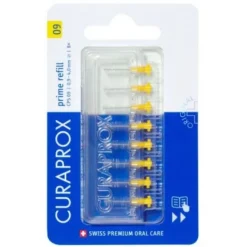 Curaprox Cps 09 Scovolino Interdentale Prime Refill Yellow 8 Pezzi