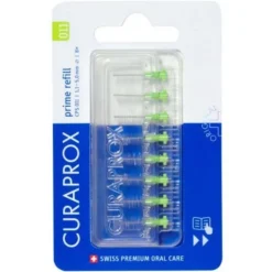 Curaprox Cps 011 Scovolino Interdentale Prime Refill Lime/Green 8 Pezzi