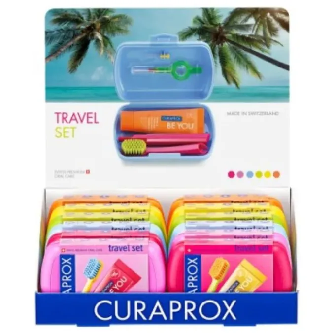 Curaprox Travel Set Display 12 Pezzi