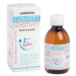 Curasept Sensitivity Collutorio Denti Sensibili 200 Ml Gengive Sensibili