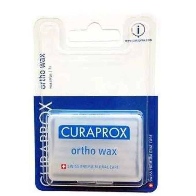 Curasept Wax Cera Ortodontica 7 Bastoncini Adesivi Protesi