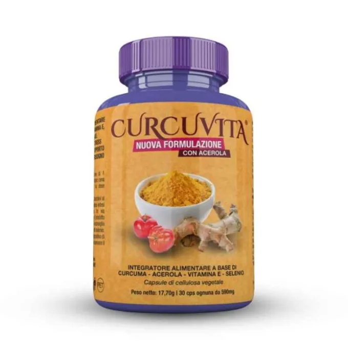 Curcuvita Biosalus Integratore Antiossidante 30 Capsule Salute Della Pelle Ed Anti-Invecchiamento