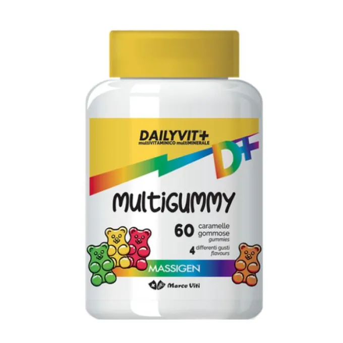 Dailyvit Multigummy Integratore Multivitaminico Bambini 60 Caramelle Gommose