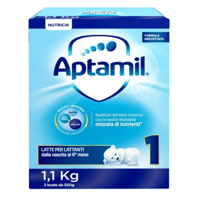 Danone Nutricia Spa Soc.ben. "Aptamil 1 Nutricia 1,1Kg" Latte Primi Mesi