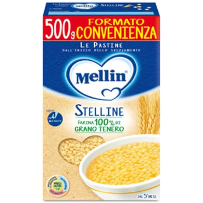Danone Nutricia Spa Soc.ben. "Pastina Stelline Mellin 500G" Pastine