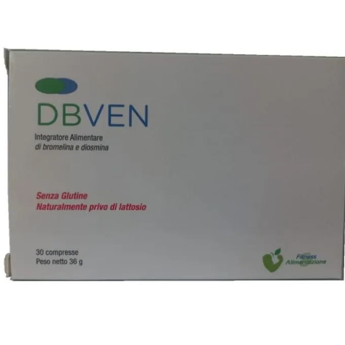 Dbven 30 Compresse Senza Glutine Naturalmente Privo Di Lattosio Integratori Venotonici