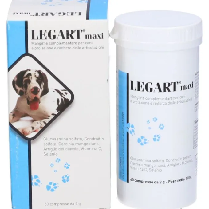 Ddfarma Ddf Legart Maxi Integratore Articolare Cani 60 Compresse Integratori Per Animali