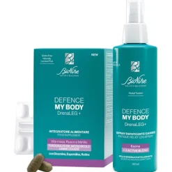 Defence My Body Kit Integratore 60 Capsule + Spray Defaticante Gambe 150 Ml Microcircolo E Gambe Leg