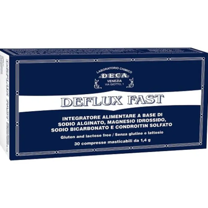 Deflux Fast 30 Compresse Masticabili Reflusso