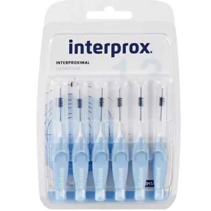 Dentaid Interprox Cylindrical 6 Scovolini Cilindrici Azzurri