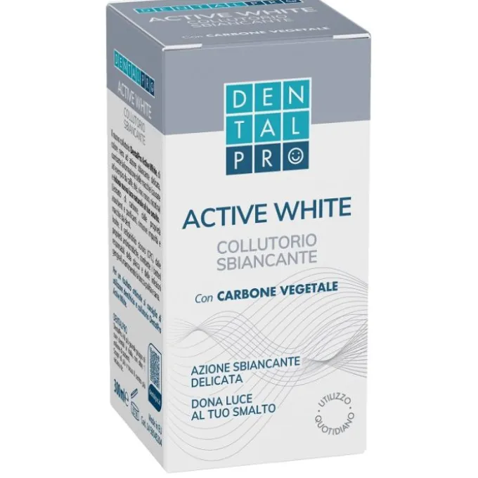 DENTALPRO COLLUTORIO ACTIVE WHITE 300ML - COSMETICO PER L'IGIENE ORALE