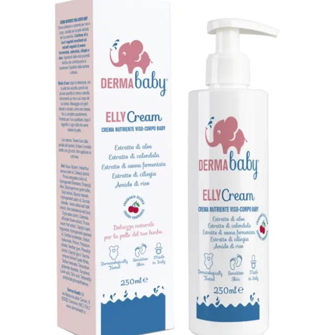 Derma Baby Elly Cream Crema Nutriente Viso-Corpo Baby 250 Ml
