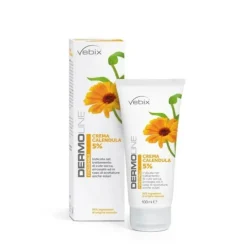 Dermoline Crema Viso Mani Calendula 5% 100 Ml Idratazione Pelle Normale