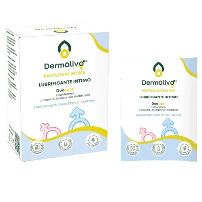 DERMOLIVO LUBRIFICANTE INTIMO 12 BUSTINE DA 4 ML - DISPOSITIVO MEDICO CLASSE IIA