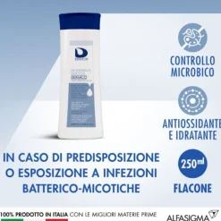 Dermon Detergente Doccia Dermico Per Infezioni Microbiche 250 Ml Detersione Pelle Normale