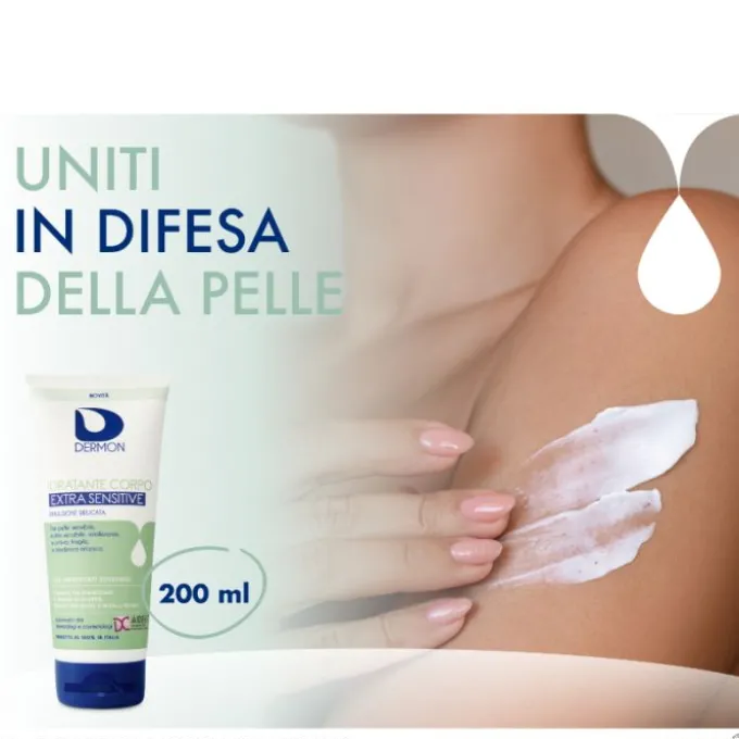 Dermon Idratante Corpo Extra Sensitive Emulsione Corpo 200 Ml Idratazione Pelle Secca