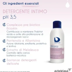 Dermon Intimo Attivo Ph 3.5 Azione Preventiva 250 Ml Igiene Quotidiana